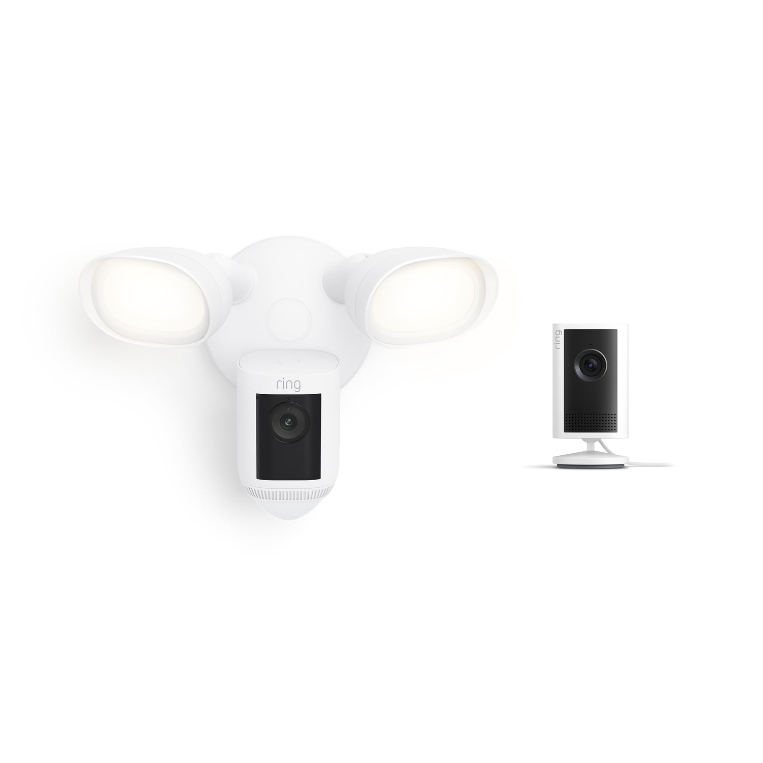Indoor Cam Plus + Floodlight Cam Pro, Wired