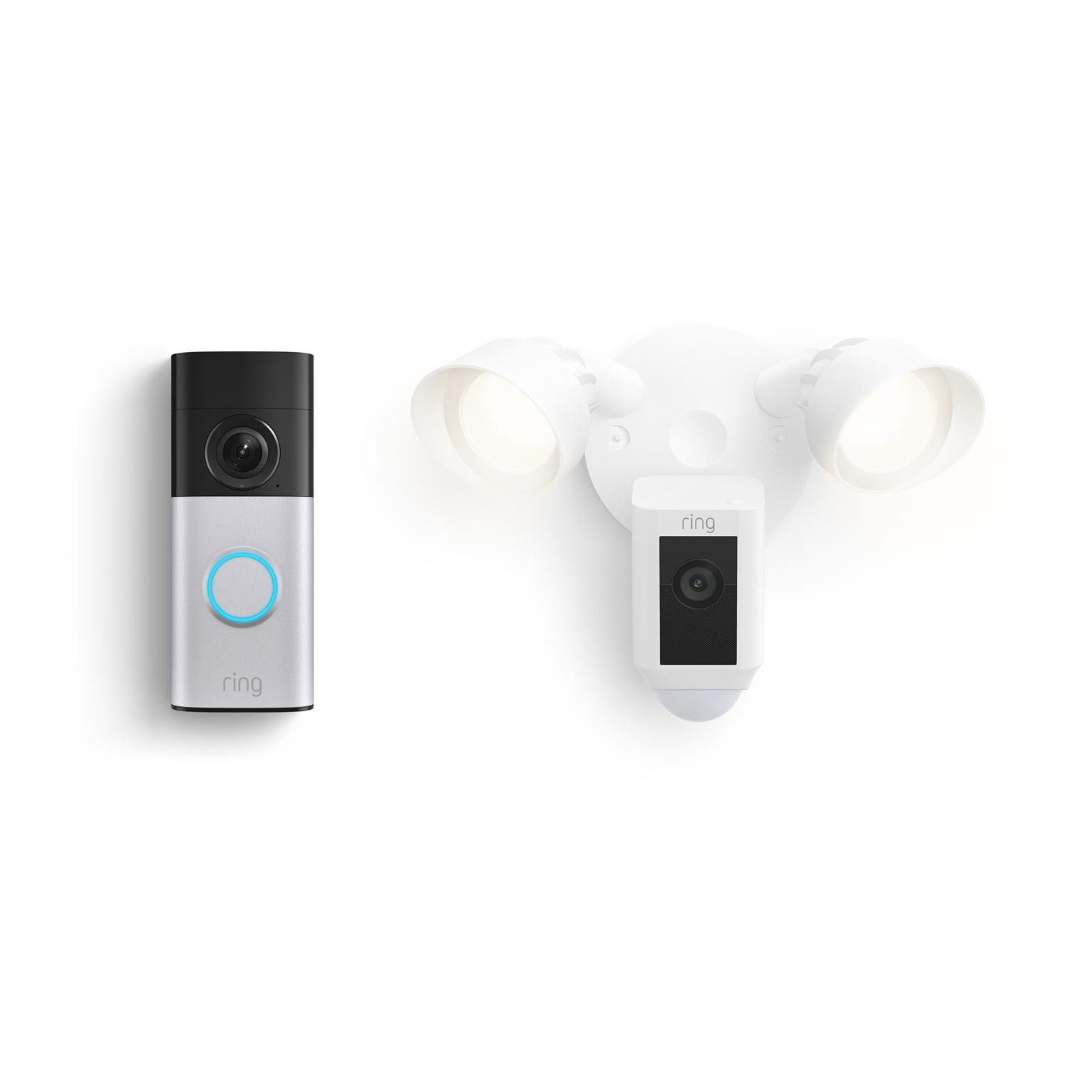 Wired Doorbell Plus (2nd Gen) + Floodlight Cam Plus