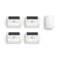 Smart Lighting Solar Steplight 4-Pack + Bridge (2nd Gen)