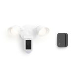 Floodlight Cam Plus, Wired + Outside Door Sensor (Newest Model)