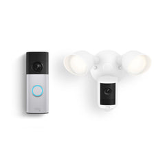 Battery Doorbell Plus (Newest Model) + Floodlight Cam, Wired (Newest Model)