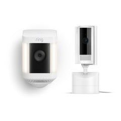 Pan-Tilt Indoor Cam + Spotlight Cam Plus Plug-In