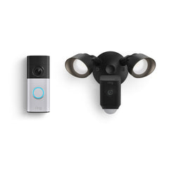 Wired Doorbell Plus (2nd Gen) + Floodlight Cam Plus
