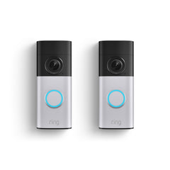 2-Pack Wired Doorbell Plus (Newest Model) Featuring Retinal 2K