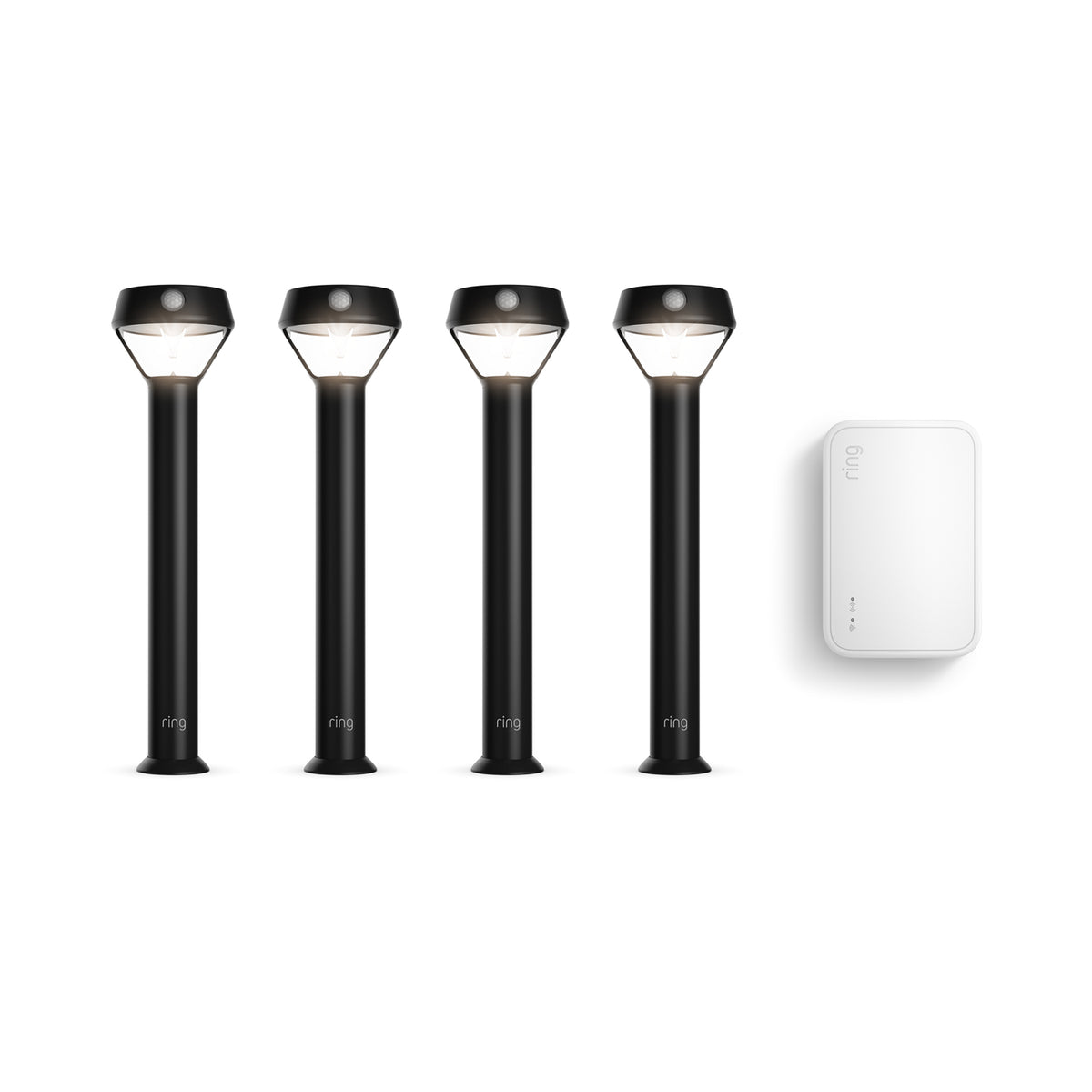 Smart Lighting Solar Pathlight 4-Pack + Bridge (2nd Gen)