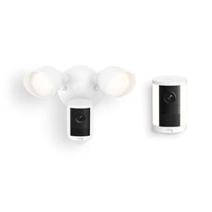 Floodlight Cam, Wired (Newest Model) + Spotlight Cam, Battery (Newest Model)