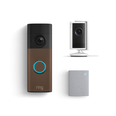 Battery Doorbell (Newest Model) + Indoor Cam Plus + Chime (Newest Model)