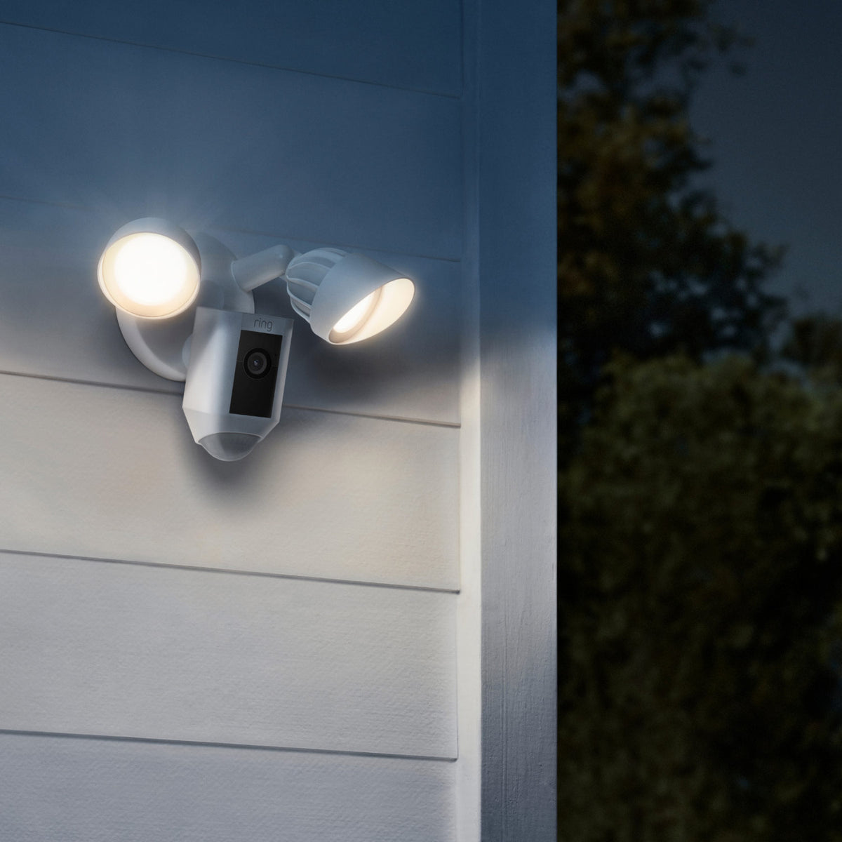 Front and Backyard Enhanced Kit Floodlight Cam Wired Plus + Spotlight Cam Plus Battery