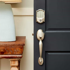 Schlage Encode Smart WiFi Deadbolt with Camelot Trim Works with Ring Video Doorbells and Cameras