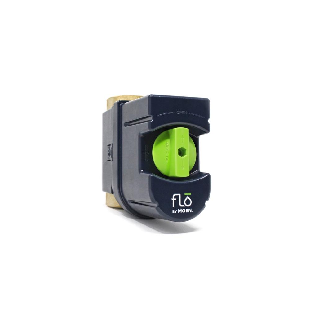 Flo by Moen 1-1/4-Inch Smart Water Shutoff Works with Ring