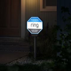 Ring Beacon Solar Security Sign