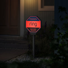 Ring Beacon Solar Security Sign