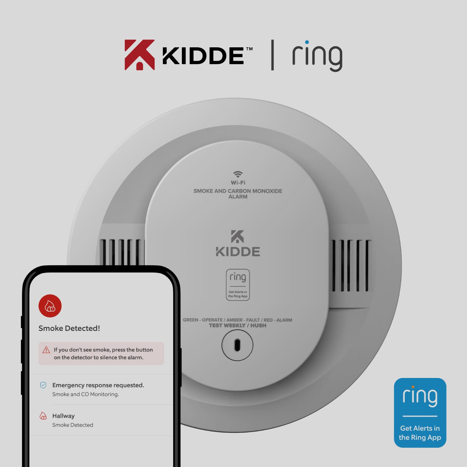 Kidde Wired Smart Smoke Alarm